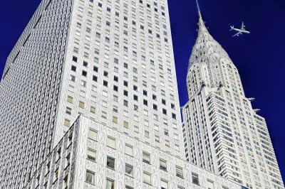 Mitchell Funk Chrysler Building Shinning Silver Abstraction