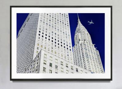 Mitchell Funk Chrysler Building Shinning Silver Abstraction
