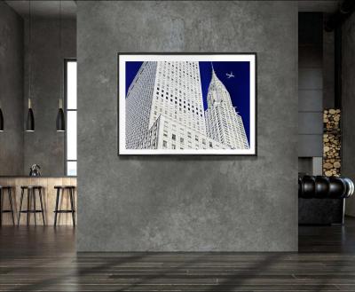 Mitchell Funk Chrysler Building Shinning Silver Abstraction