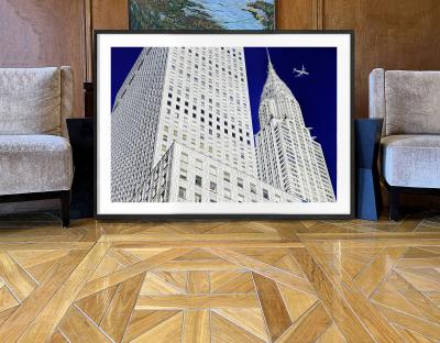 Mitchell Funk Chrysler Building Shinning Silver Abstraction