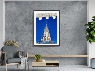 Mitchell Funk Chrysler Building Spire from Grand Central Station