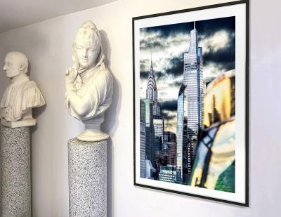 Mitchell Funk Chrysler Building Veiled in Silver and Grey