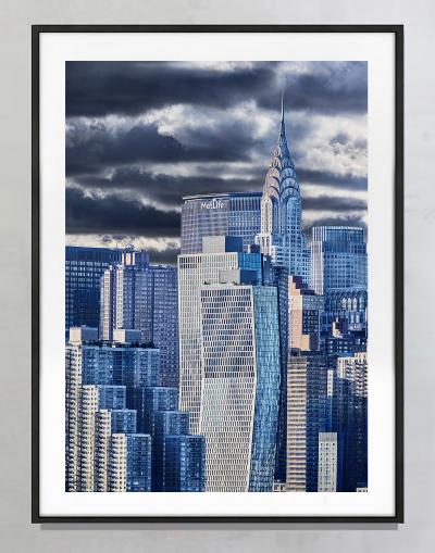 Mitchell Funk Chrysler Building in Bathed Sliver and Grey Light