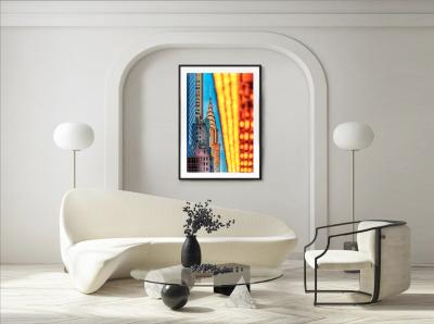 Mitchell Funk Chrysler Building with McDonalds Marquee from 42nd Street