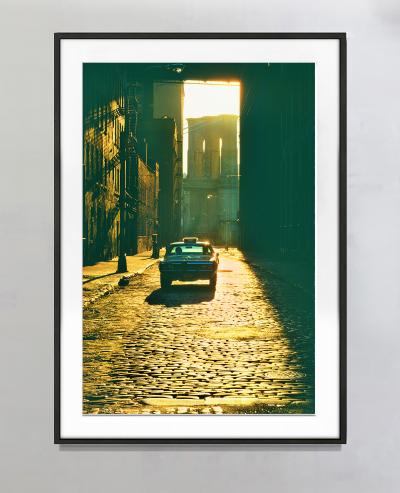Mitchell Funk Dumbo Gold Brooklyn Bridge Cobblestone Street
