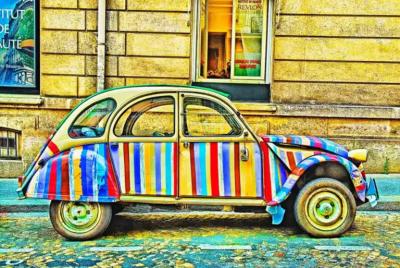 Mitchell Funk Funky Car Paris