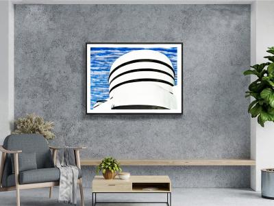 Mitchell Funk Guggenheim Museum Design Inspires Cloud Formation in New York City