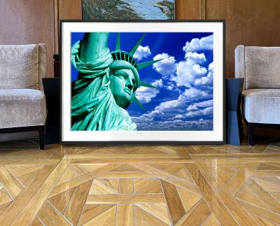 Mitchell Funk Inspiring Heroic Statue of Liberty Patriotic