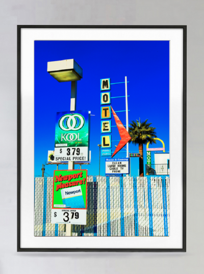 Mitchell Funk Las Vegas Motel with Mid Century Street Sign and Palm Tree 2006