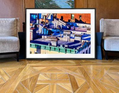 Mitchell Funk Manhattan Rooftop Abstraction Urban Landscape Color Photography