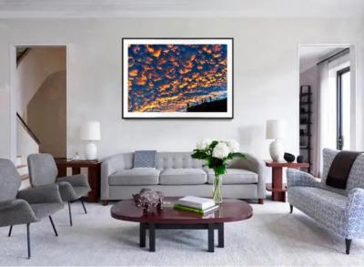 Mitchell Funk Mystical Transcendent Orange Sunset Big Sky