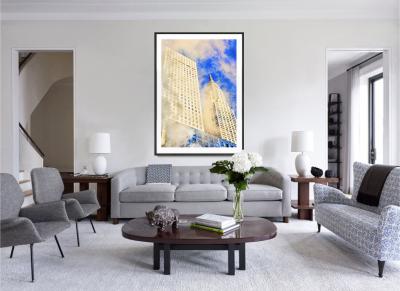 Mitchell Funk New York City Icon Chrysler Building in Fog