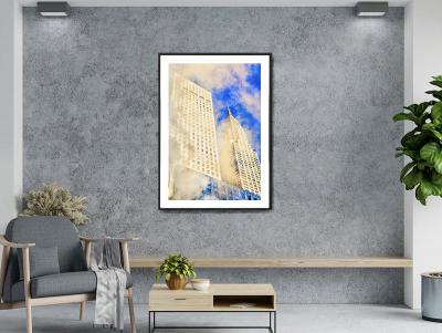 Mitchell Funk New York City Icon Chrysler Building in Fog