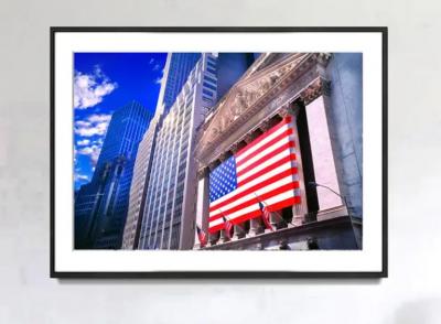 Mitchell Funk New York Stock Exchange with American Flag American Capitalism