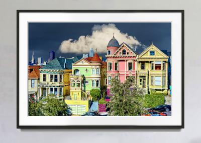 Mitchell Funk Painted Ladies Victorian Architecture Alamo Square San Francisco