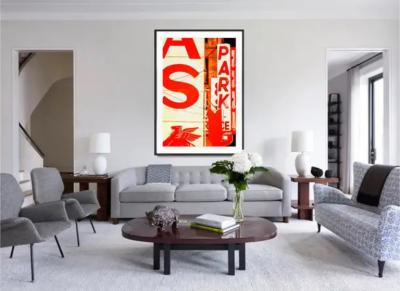 Mitchell Funk Pegasus Mythical Winged Divine Horse Vintage Sign Mid Century Street Signs