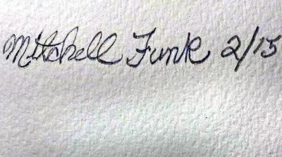 Mitchell Funk San Francisco Victorian Row Houses in First Light and Billowing Clouds