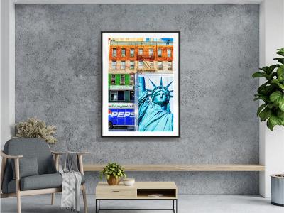 Mitchell Funk Statue of Liberty on a Truck New York City