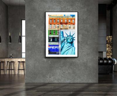 Mitchell Funk Statue of Liberty on a Truck New York City