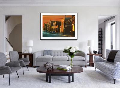 Mitchell Funk Street Art Literally Old Brooklyn Street with Dramatic Light