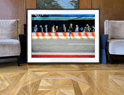 Mitchell Funk Street Walkers New York Street Photography Abstraction