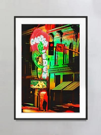 Mitchell Funk Strip Club Neon Sign on Skid Row San Francisco