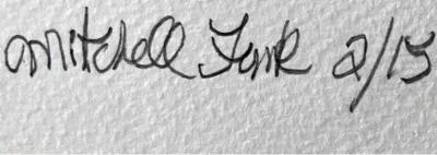 Mitchell Funk Taos Mission New Mexico San Francisco de Asis Mystical Negative Color