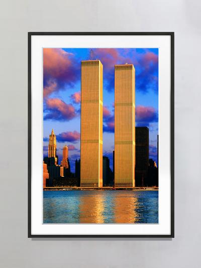 Mitchell Funk Twin Towers in Angelic Light 