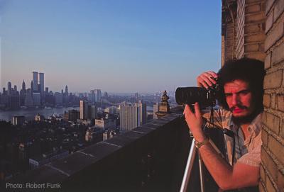 Mitchell Funk Twin Towers in Angelic Light 