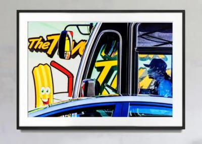 Mitchell Funk Urban Art Bus Driver and Graffiti Street Photography by Mitchell Funk