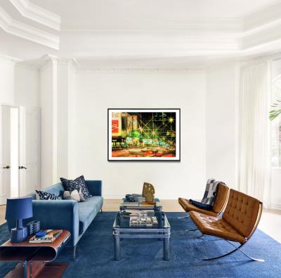 Mitchell Funk Vintage 42nd Street Traffic Frenzy New York City in the 1970s 