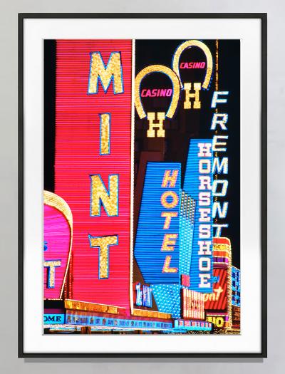 Mitchell Funk Vintage Las Vegas Fremont Street Neon Signs The Mint Old Las Vegas