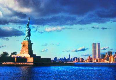 Mitchell Funk Wherever You Look You See The Chrysler Building The Statue of Liberty