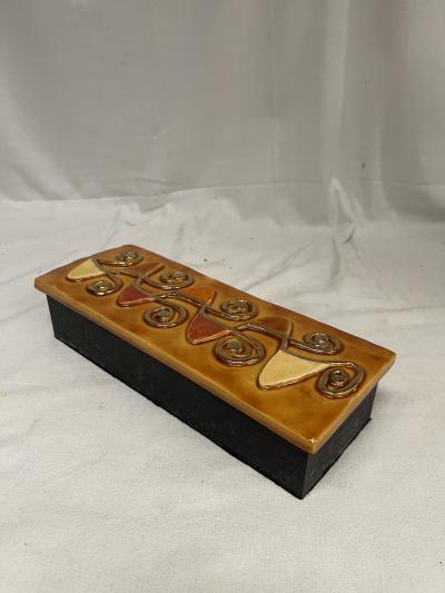 Mithe Espelt 1970s Decorative ceramic box by Mith Espelt