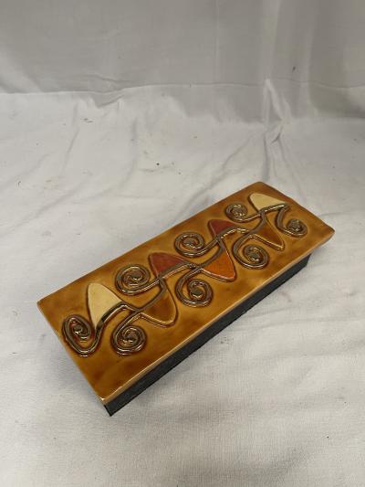 Mithe Espelt 1970s Decorative ceramic box by Mith Espelt