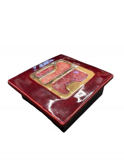 Mithe Espelt 1970s Decorative ceramic box by Mith Espelt