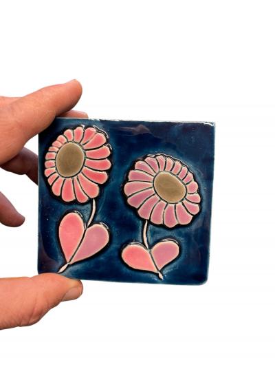 Mithe Espelt 1970s Studio pottery ceramic box by Jacques Adnet