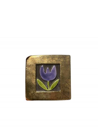 Mithe Espelt 1970s Studio pottery ceramic box by Mith ESPELT