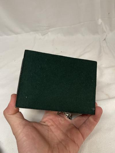 Mithe Espelt 1970s Studio pottery ceramic box by Mithe Espelt