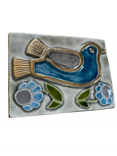 Mithe Espelt 1970s Studio pottery ceramic decorative box by Mith Espelt