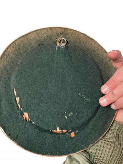 Mithe Espelt 1970s Studio pottery ceramic wall mirror by Mith Espelt