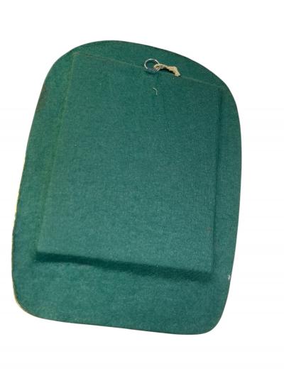 Mithe Espelt 1970s Studio pottery ceramic wall mirror by Mith Espelt