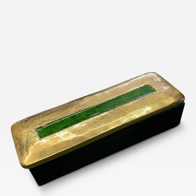 Mithe Espelt 1970s Studio pottery decorative ceramic box by Mithe Espelt