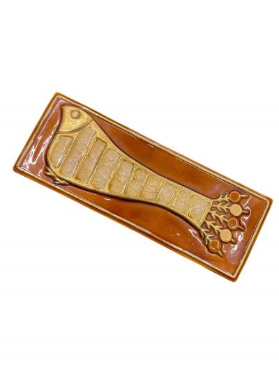 Mithe Espelt 1970s Studio pottery decorative ceramic box by Mithe Espelt