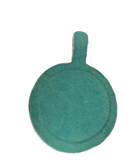 Mithe Espelt 1970s Studio pottery decorative ceramic wall mirror by Mith Espelt