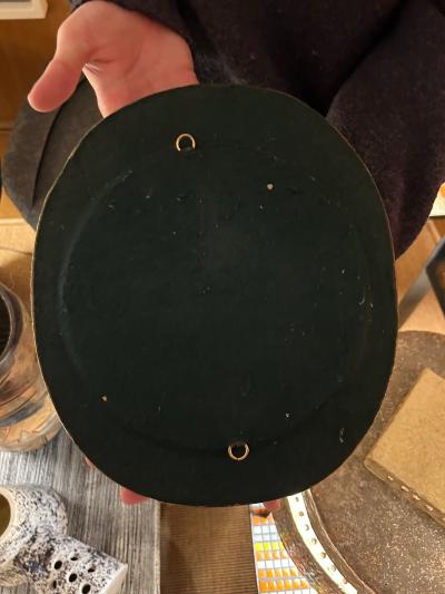 Mithe Espelt Ceramic mirror M rida by Mith Espelt France 1960s