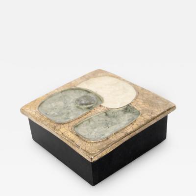 Mithe Espelt Mithe Espelt Ceramic Jewelry Box France c 1968
