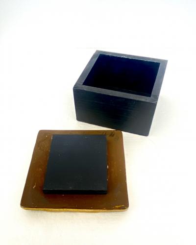 Mithe Espelt Mithe Espelt Mithe Espelt Ceramic Jewelry Box France c 1968