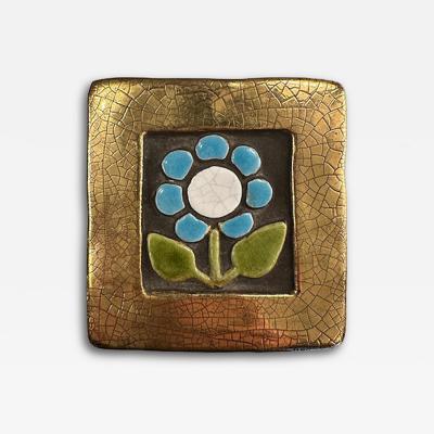 Mithe Espelt Pair of Mith Espelt Square Ceramic Boxes