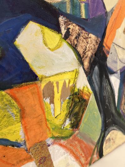 Mixed Media on Convas by Susan E Wolfe